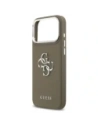 Etui Guess Grained Big 4G Classic Logo do Apple iPhone 17 Pro Max brązowy