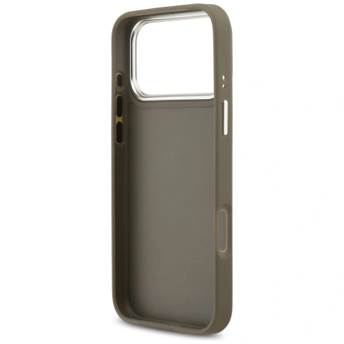Etui Guess Grained Big 4G Classic Logo do Apple iPhone 17 Pro Max brązowy