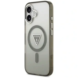 Etui Guess IML Gradient Triangle Logo MagSafe do Apple iPhone 17 khaki