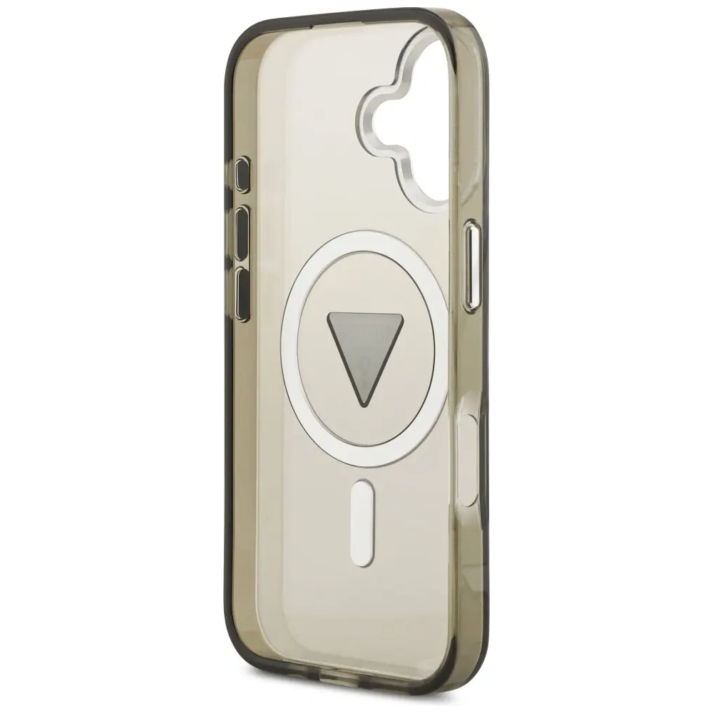 Etui Guess IML Gradient Triangle Logo MagSafe do Apple iPhone 17 khaki