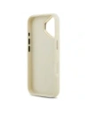Etui Guess Peony Hot Stamp MagSafe do Apple iPhone 17 beżowy