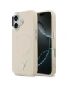 Etui Guess Triangle Logo MagSafe do Apple iPhone 17 beżowy