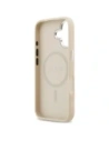 Etui Guess Triangle Logo MagSafe do Apple iPhone 17 beżowy