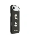 Etui Karl Lagerfeld FW Grained Karl & Choupette Heads Pins & Logo do Apple iPhone Air czarny