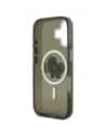 Etui Karl Lagerfeld IML Glitter Karl & Choupette Sketch Logo MagSafe do Apple iPhone 17 czarny