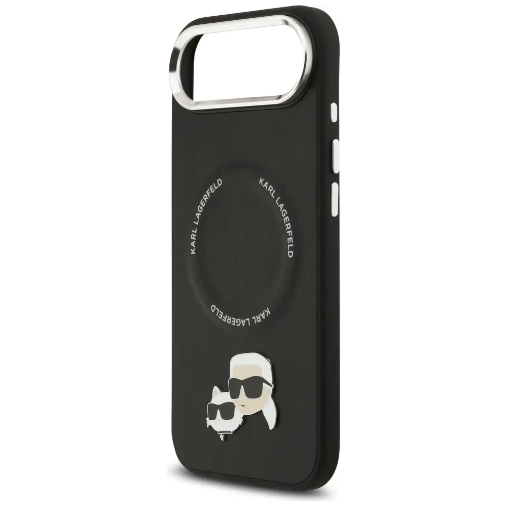Etui Karl Lagerfeld Karl & Choupette Pins MagSafe do Apple iPhone Air czarny