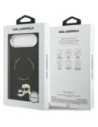 Etui Karl Lagerfeld Karl & Choupette Pins MagSafe do Apple iPhone Air czarny