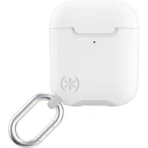 Kup Etui Speck Presidio Pro Apple AirPods z karabińczykiem i ochroną antybakteryjną White/Marble Grey - SPK079WHT - {ean13} - Sklep Home Screen