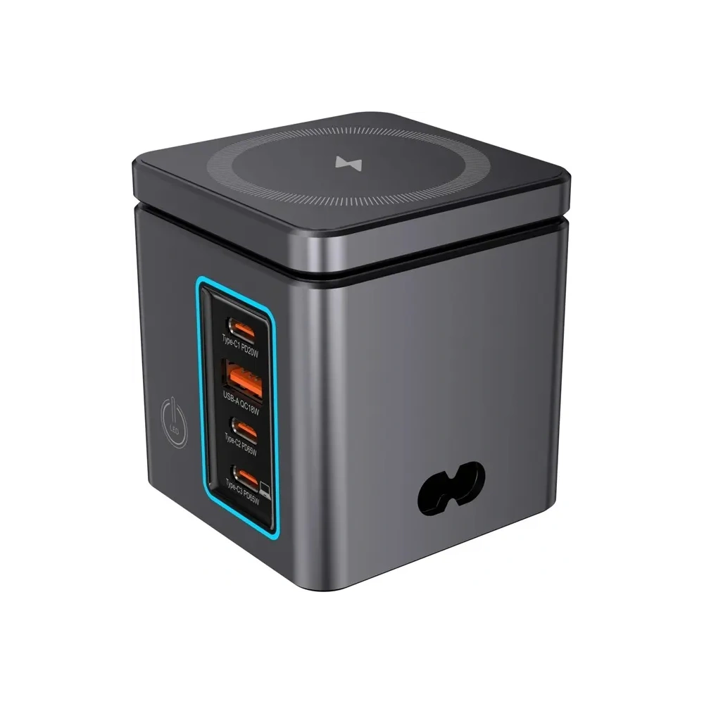 Ładowarka sieciowa Blitzwolf BW-i113 GaN USB-A, 3xUSB-C 105W