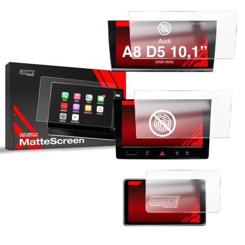 Folia matowa GrizzGlass CarDisplay Protection do Audi A8 D5 2022-2025 [3w1]