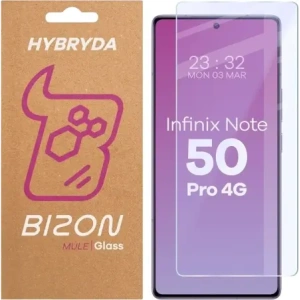 Elastyczne szkło hybrydowe Bizon Glass Mule do Infinix Note 50 Pro 4G
