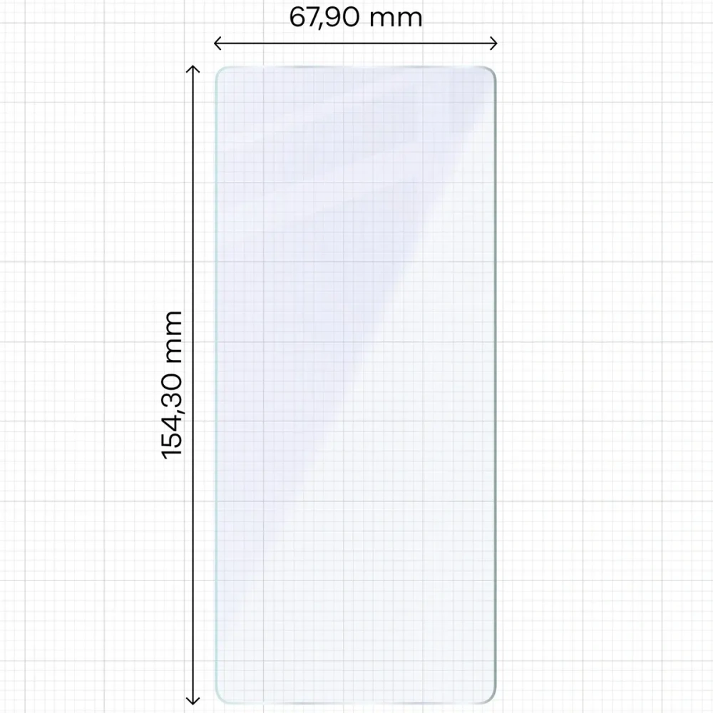 Elastyczne szkło hybrydowe Bizon Glass Mule do Infinix Note 50 Pro 4G
