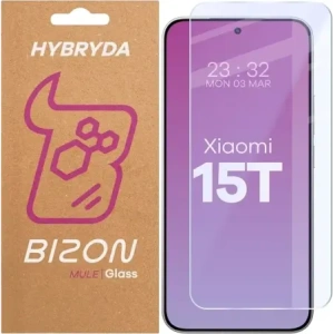 Elastyczne szkło hybrydowe Bizon Glass Mule do Xiaomi 15T