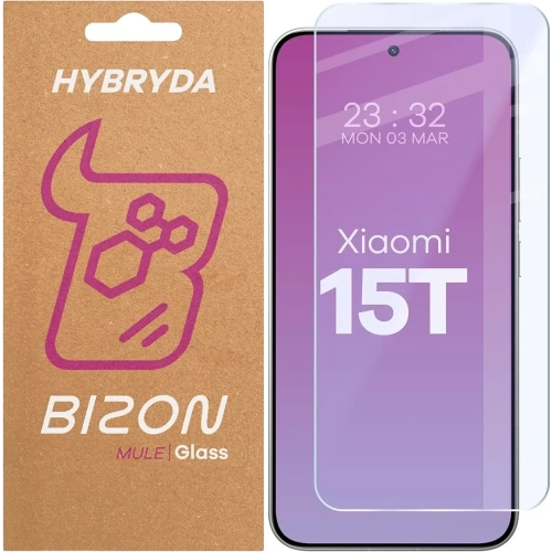 Elastyczne szkło hybrydowe Bizon Glass Mule do Xiaomi 15T