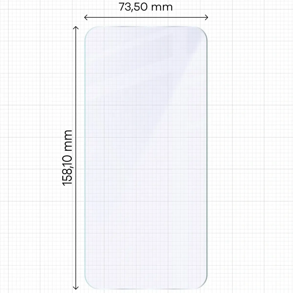 Elastyczne szkło hybrydowe Bizon Glass Mule do Xiaomi 15T