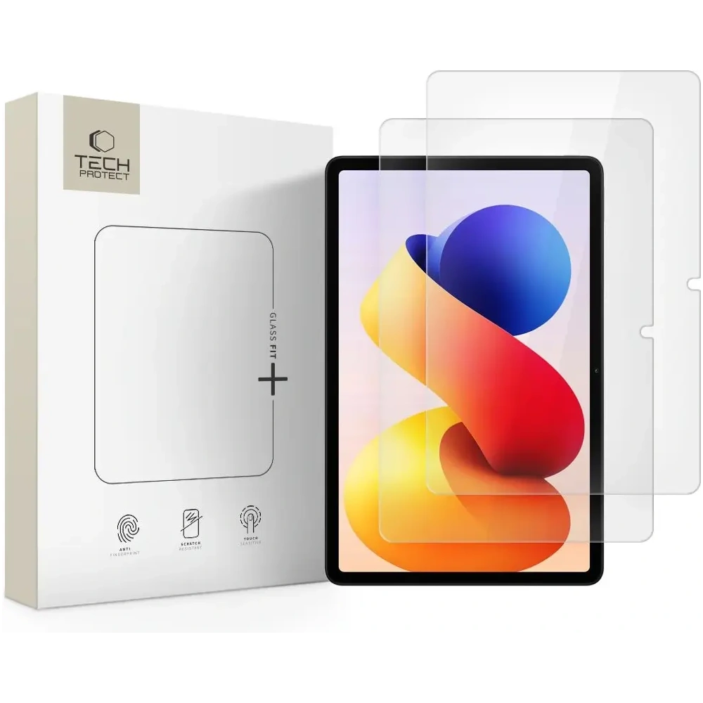 Szkło hartowane Tech-Protect Glass Fit+ do Xiaomi Redmi Pad Pro / 2 Pro 12.1 Clear [2 PACK]