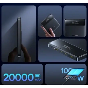 Powerbank Baseus Blade H1 20000mAh 100W z wyświetlaczem czarny