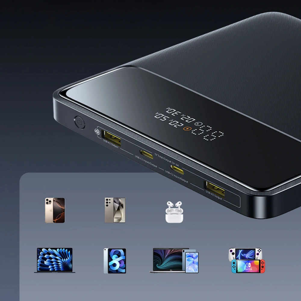 Powerbank Baseus Blade H1 20000mAh 100W z wyświetlaczem czarny