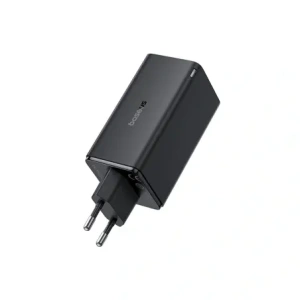 Ładowarka Baseus GaN6 Pro 100W 2xUSB-A, 2xUSB-C + kabel USB-C 100W 1m czarna