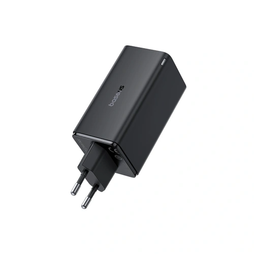 Ładowarka Baseus GaN6 Pro 100W 2xUSB-A, 2xUSB-C + kabel USB-C 100W 1m czarna