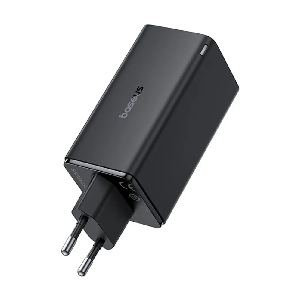 Ładowarka Baseus GaN6 Pro 100W 2xUSB-A, 2xUSB-C + kabel USB-C 100W 1m czarna