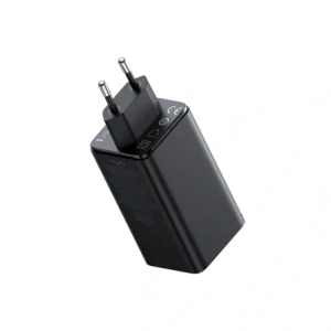Ładowarka Baseus GaN6 Pro 100W 2xUSB-A, 2xUSB-C + kabel USB-C 100W 1m czarna