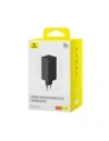 Ładowarka Baseus GaN6 Pro 100W 2xUSB-A, 2xUSB-C + kabel USB-C 100W 1m czarna