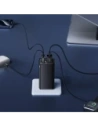 Ładowarka Baseus GaN6 Pro 100W 2xUSB-A, 2xUSB-C + kabel USB-C 100W 1m czarna
