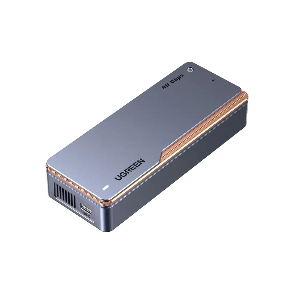 Obudowa na dysk SSD M.2 NVMe Ugreen D703, USB4 (szara)