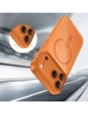 Etui Tech-Protect Magpeak MagSafe CC do Apple iPhone 17 Pro Max Cosmic Orange/clear