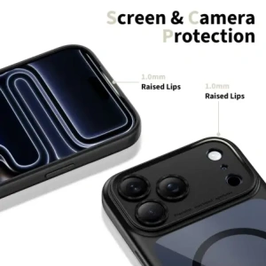 Etui Tech-Protect Magpeak MagSafe CC do Apple iPhone 17 Pro Black/clear