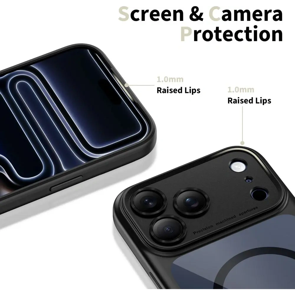 Etui Tech-Protect Magpeak MagSafe CC do Apple iPhone 17 Pro Black/clear