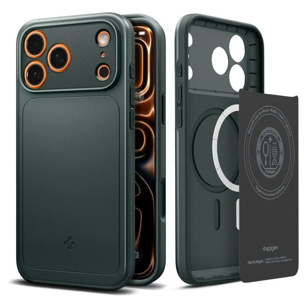 Etui Spigen Thin Fit Mag Magsafe iPhone 17 Pro Max Abyss Green