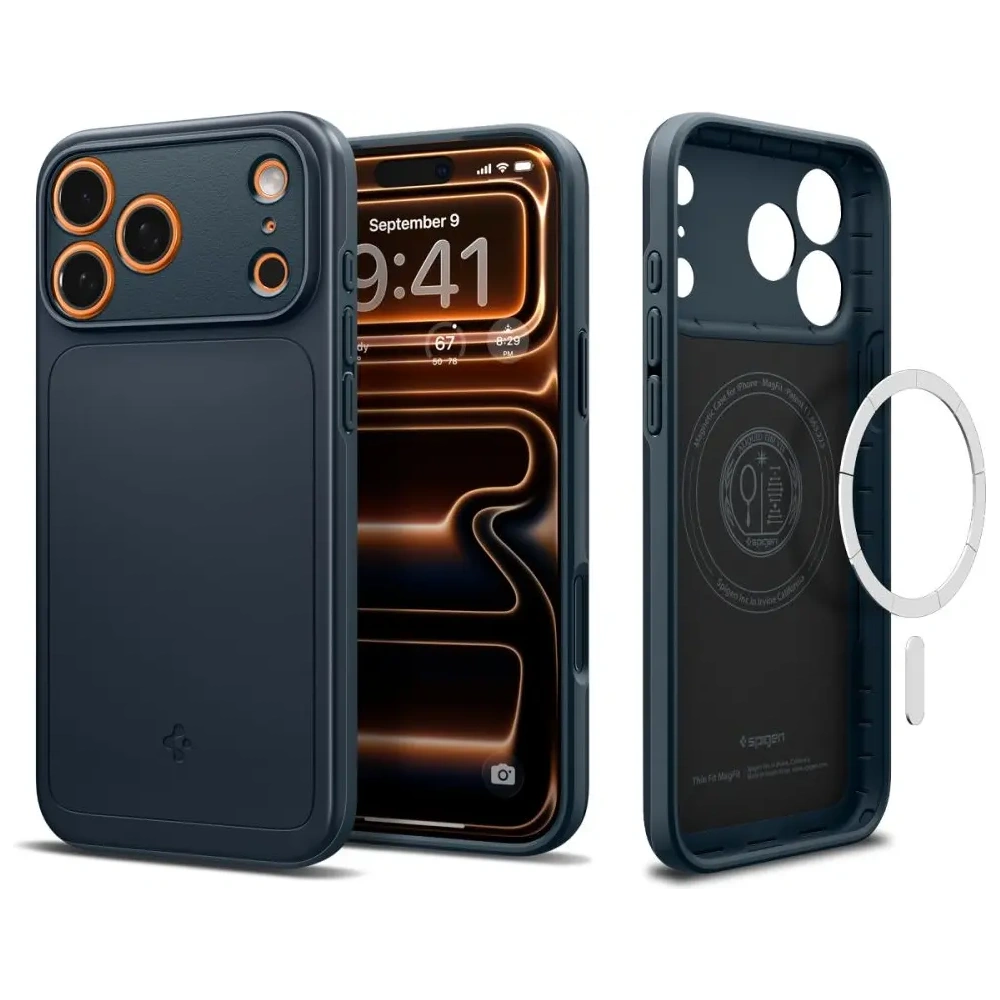 Etui Spigen Thin Fit Mag Magsafe iPhone 17 Pro Max Metal Slate
