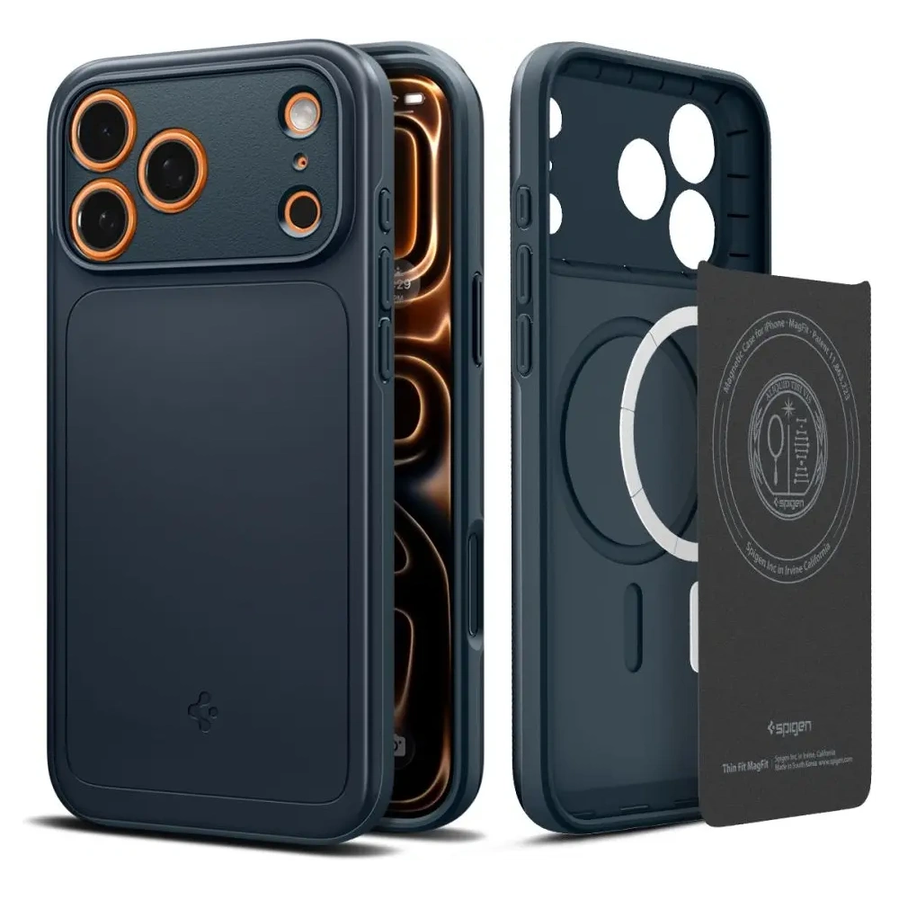 Etui Spigen Thin Fit Mag Magsafe iPhone 17 Pro Max Metal Slate