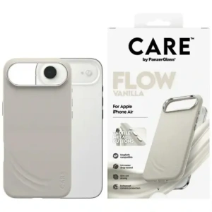 Etui CARE by PanzerGlass FLOW MagSafe iPhone Air waniliowy Etui CARE by PanzerGlass FLOW MagSafe iPhone Air waniliowy