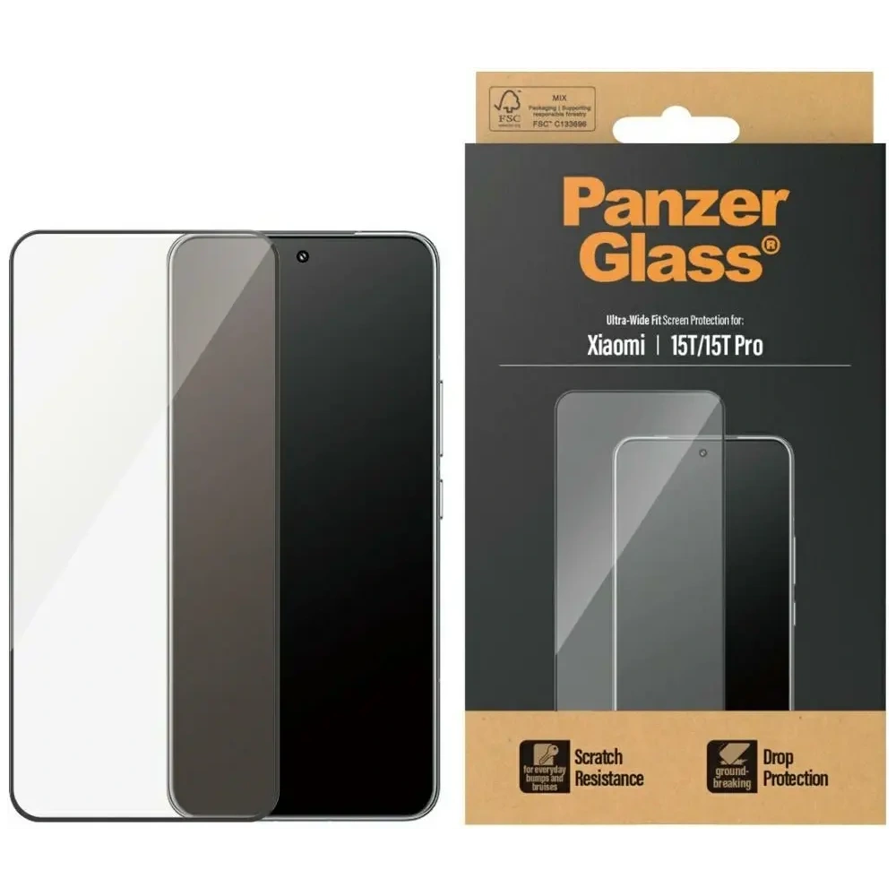 Szkło hartowane PanzerGlass Ultra-Wide Fit Xiaomi 15T / 15T Pro
