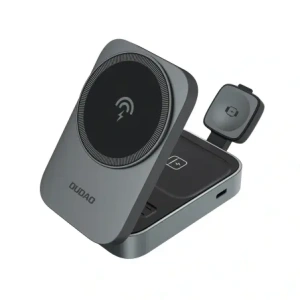 Stacja ładująca 3 w 1 iPhone Apple Watch AirPods Dudao A11 Max indukcyjna kompatybilna z MagSafe Grey Stacja ładująca 3 w 1 iPhone Apple Watch AirPods Dudao A11 Max indukcyjna kompatybilna z MagSafe Grey
