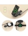 Stacja ładująca 3 w 1 iPhone Apple Watch AirPods Dudao A11 Max indukcyjna kompatybilna z MagSafe Grey Stacja ładująca 3 w 1 iPhone Apple Watch AirPods Dudao A11 Max indukcyjna kompatybilna z MagSafe Grey
