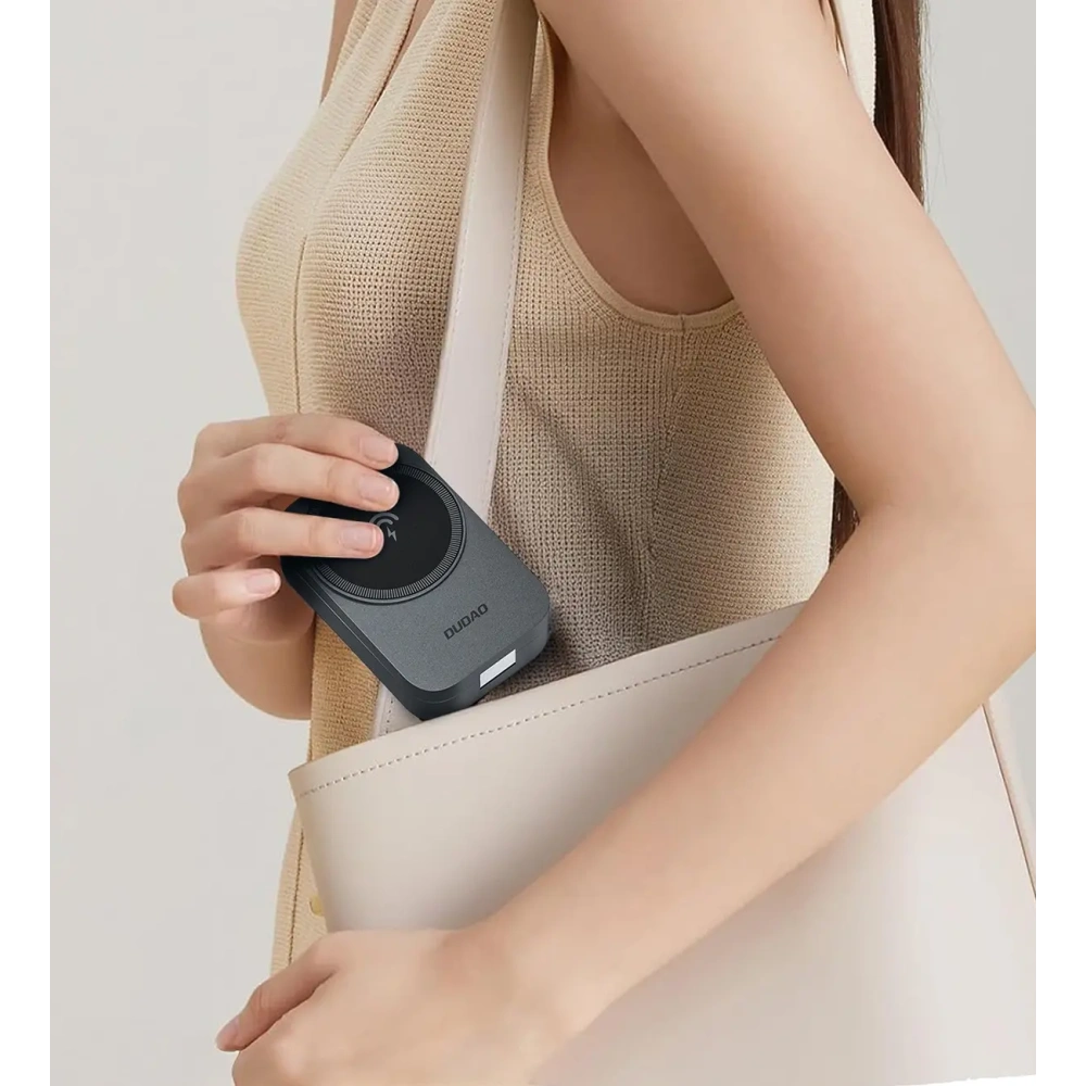 Stacja ładująca 3 w 1 iPhone Apple Watch AirPods Dudao A11 Max indukcyjna kompatybilna z MagSafe Grey