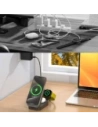 Stacja ładująca 3 w 1 iPhone Apple Watch AirPods Dudao A11 Max indukcyjna kompatybilna z MagSafe Grey Stacja ładująca 3 w 1 iPhone Apple Watch AirPods Dudao A11 Max indukcyjna kompatybilna z MagSafe Grey