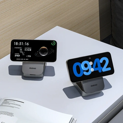 Stacja ładująca 3 w 1 iPhone Apple Watch AirPods Dudao A11 Max indukcyjna kompatybilna z MagSafe Grey Stacja ładująca 3 w 1 iPhone Apple Watch AirPods Dudao A11 Max indukcyjna kompatybilna z MagSafe Grey