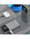 Powerbank Dudao K31 Pro 45W 20000mAh z wbudowanym zwijanym kablem USB-C - szary Powerbank Dudao K31 Pro 45W 20000mAh z wbudowanym zwijanym kablem USB-C - szary