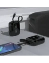 Powerbank Dudao K32 10000 mAh z wbudowanym kablem USB-C / Lightning - czarny Powerbank Dudao K32 10000 mAh z wbudowanym kablem USB-C / Lightning - czarny