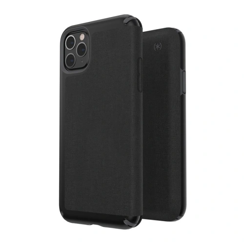 Kup Etui Speck Presidio Folio iPhone 11 Pro Max kártyatartóval + állvány Heathered Fekete/Szürke - SPK075BLK - {ean13} - Sklep Home Screen