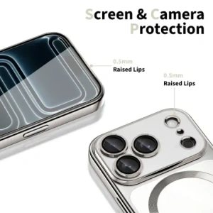 Etui Tech-Protect Flexair Magflex Magsafe iPhone 17 Pro Max Shiny Silver Etui Tech-Protect Flexair Magflex Magsafe iPhone 17 Pro Max Shiny Silver