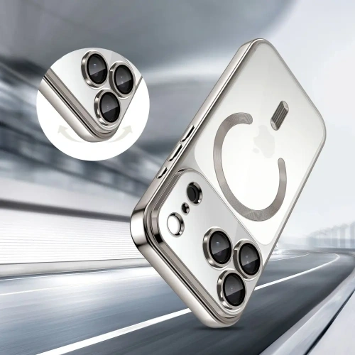 Etui Tech-Protect Flexair Magflex Magsafe iPhone 17 Pro Shiny Silver Etui Tech-Protect Flexair Magflex Magsafe iPhone 17 Pro Shiny Silver
