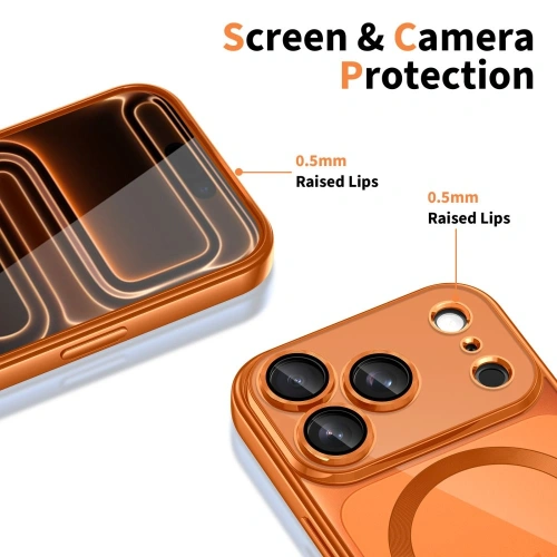 Etui Tech-Protect Flexair Magflex Magsafe iPhone 17 Pro Max Shiny Cosmic Orange Etui Tech-Protect Flexair Magflex Magsafe iPhone 17 Pro Max Shiny Cosmic Orange