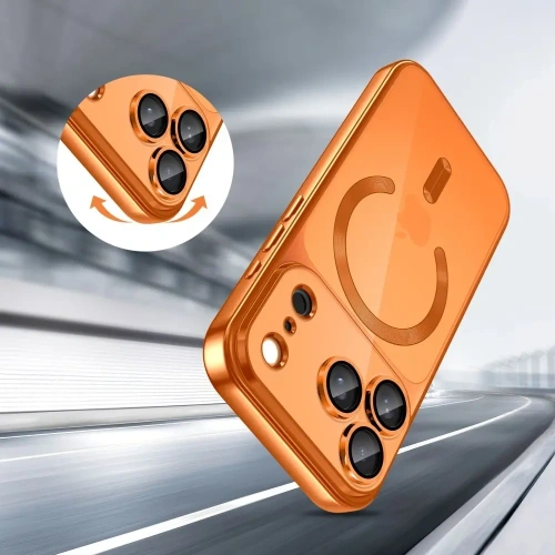 Etui Tech-Protect Flexair Magflex Magsafe iPhone 17 Pro Max Shiny Cosmic Orange Etui Tech-Protect Flexair Magflex Magsafe iPhone 17 Pro Max Shiny Cosmic Orange