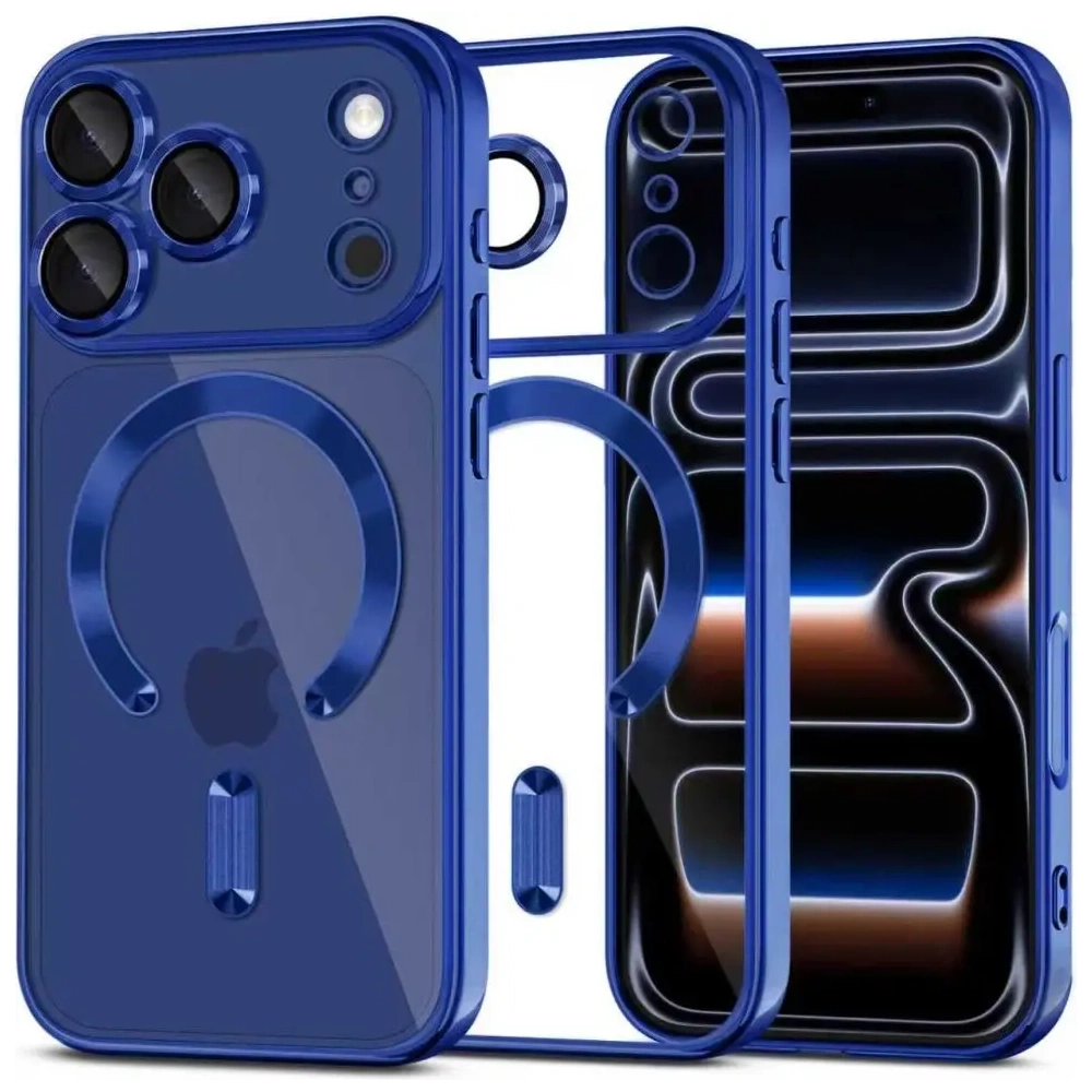 Etui Tech-Protect Flexair Magflex Magsafe iPhone 17 Pro Shiny Deep Blue